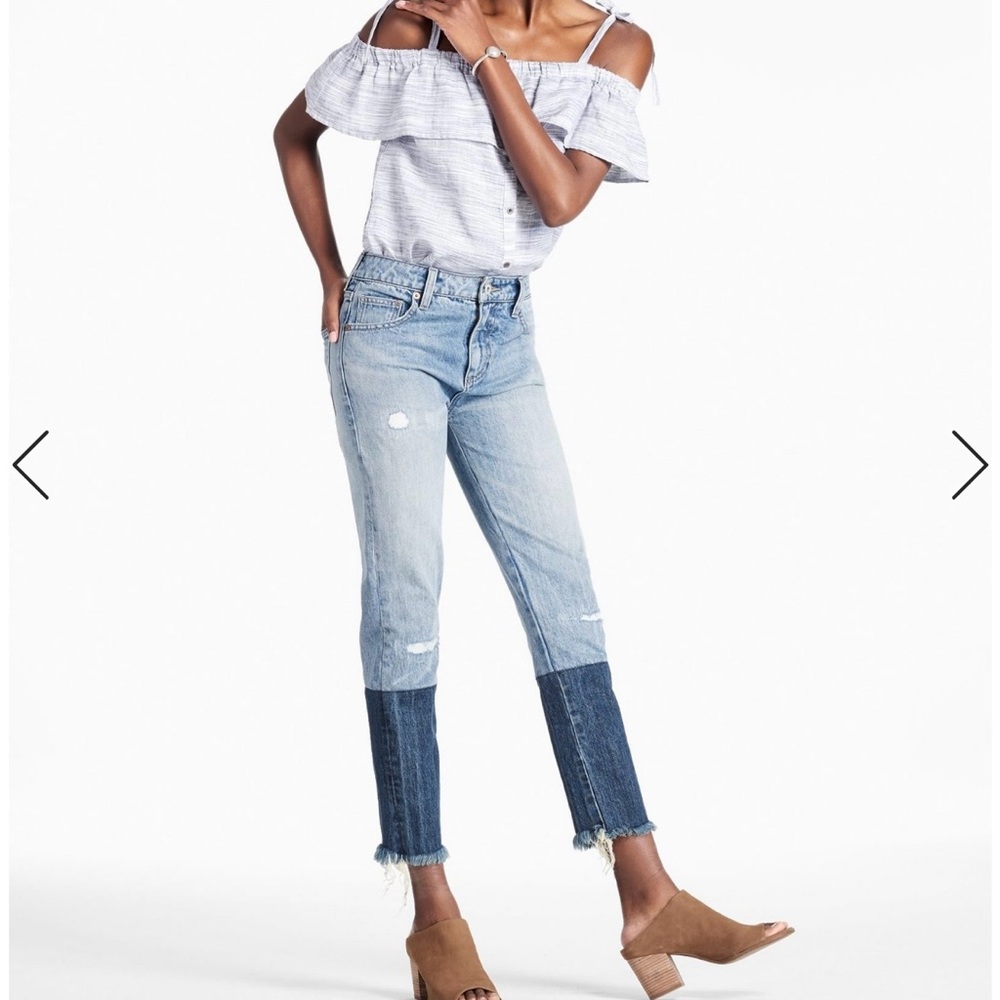 Lucky Brand The High Rise Tomboy Denim Jeans  4/27